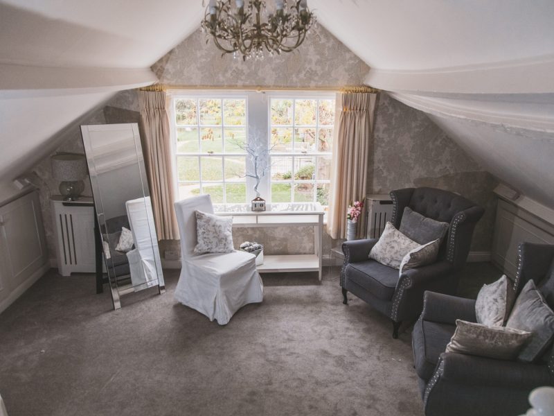 Downham Hall Bridal dressing room